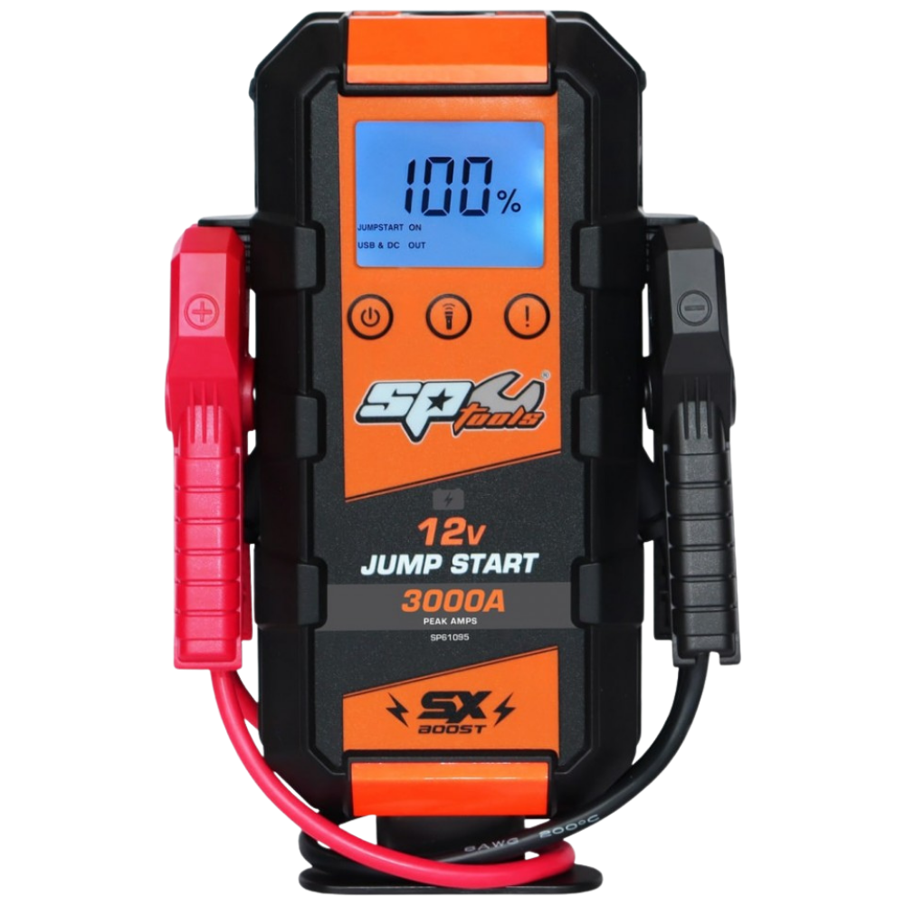 12 V Jump Starter – 3000 A, 24,000 mAh / 88.8 Wh