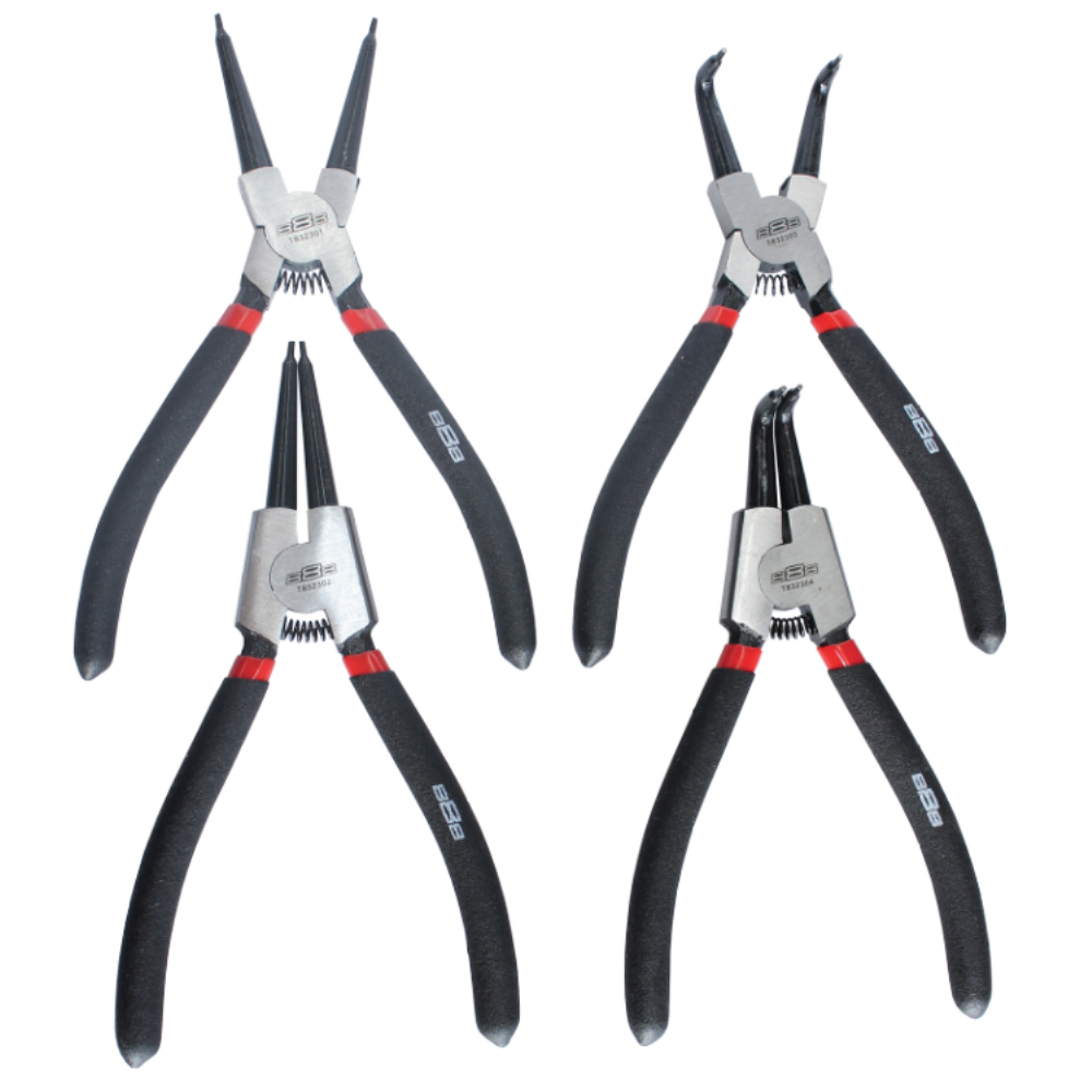 Conjunto de Alicates para Circlips 175 mm – 4 Peças