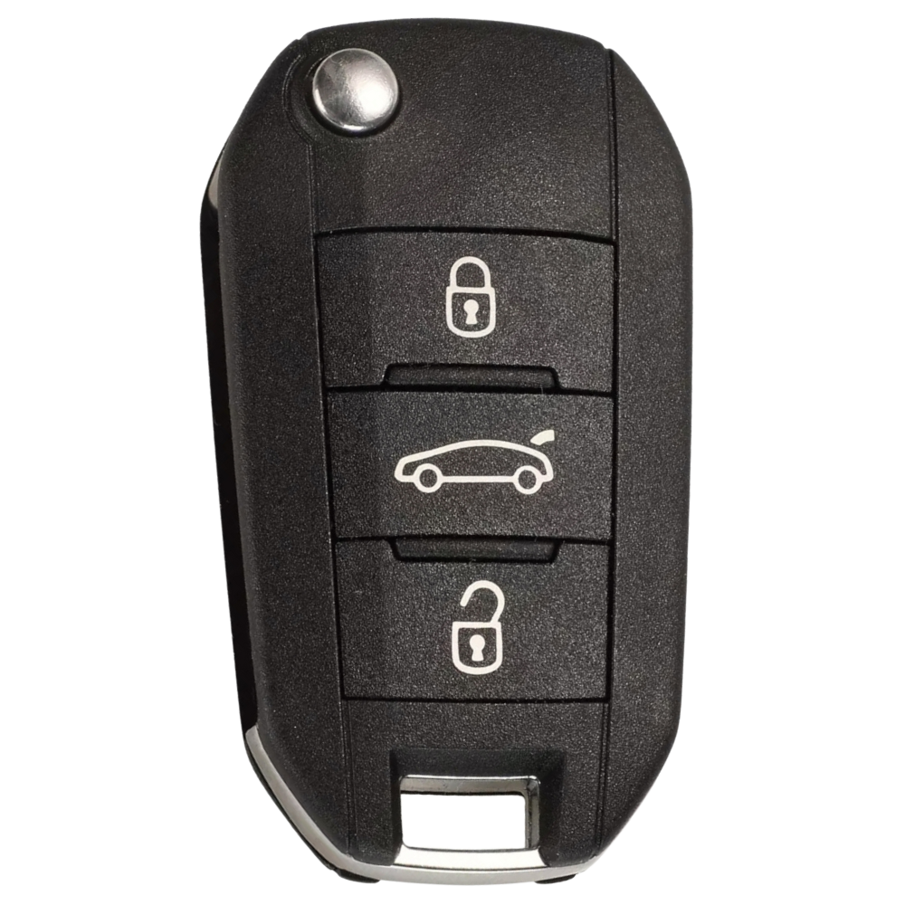 Chave PEUGEOT Hitag2 ID46 PCF7941 434Mhz FSK 3b - HU83