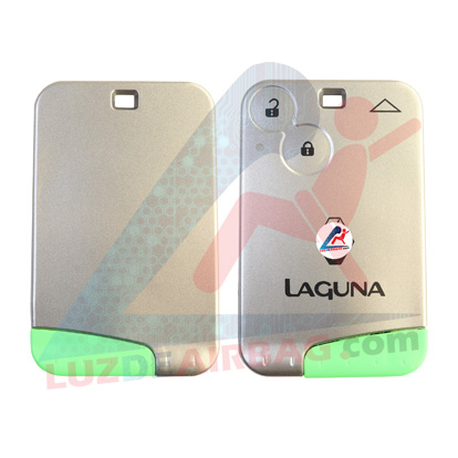 Cartão Renault Hitag2 ID46 PCF7947 433MhzASK - 2B - VA2