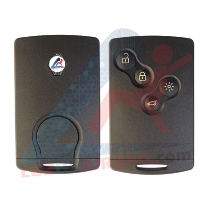 KeyCard Renault Hitag AES 4A PCF7938x/7953M 433Mhz - KeyLess - 4But - VA2