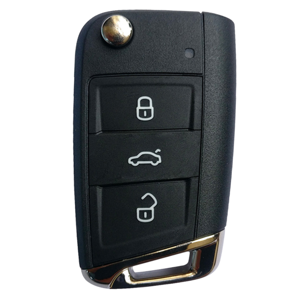 Chave VW Hitag AES MQB48 - 434Mhz - KEYLESS - HU66 - 5G6959752AB 5G6959752BC - Original