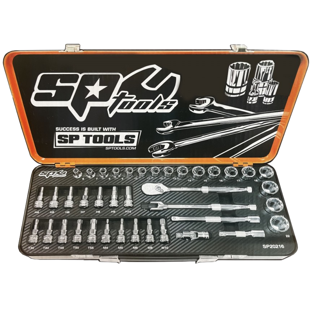 [SP20216] 3/8" Socket Set – 39 Pieces
